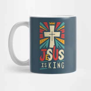 Jesus is King - Christian Quote Mug